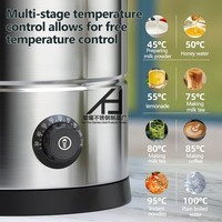 Bouilloire électrique professionnelle en acier inoxydable pour hôtel, distributeur d'eau chaude et de boissons pour restaurant