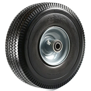 ยางตัน 3.50-4 ล้อโฟม PU พร้อมจุดเติมจาระบี สำหรับรถอเนกประสงค์ในสวน - Product Image 1