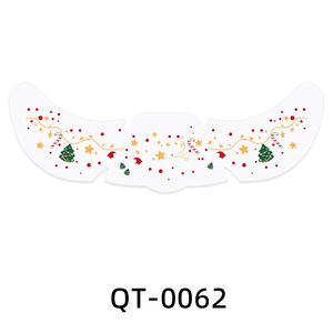 OEM ODM Maquillage Temporaire Tendance Étanche Feuille d'Argent Métallique Paillettes Taches de Rousseur Tatouage de Visage pour Femmes Papier de Surbrillance Or - Product Image 6