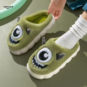 Custom Unisex Winter Warm for <strong>Slippers</strong> Soft Comfy Slip-On <strong>Felt</strong> Boots for Outdoor Thermal Features Fur Style for Women - Product Image 2