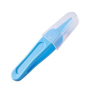 Pince à clip pour gouttes nasales pour bébé en plastique de 9 cm, pince à clip pour le nettoyage quotidien des bébés, pince à clip à tête ronde - Product Image 4