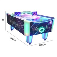 Simulateur de jeux vidéo à jetons Table incurvée Jeux d'arcade Air Hockey Jeu d'arcade