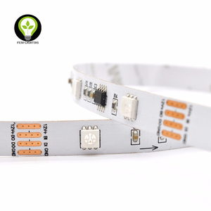 Sonho Cor 5050 RGBW RGB Ws2811DMX512 Endereçável <span class=keywords><strong>LED</strong></span> <span class=keywords><strong>Strip</strong></span> Light USB 10mm 60LEDs/metro SPI Cobre para Decoração do Projeto DC24V
