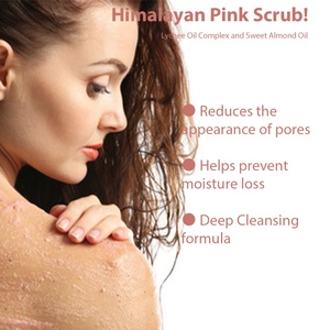 Gommage corporel exfoliant au sel de l'Himalaya, collagène et cellules souches, pour un nettoyage en profondeur, estompe les cicatrices d'acné et les rides, hydrate, soin spa - Product Image 4