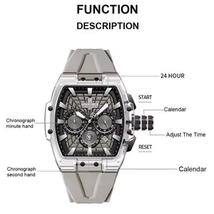 NAVIFORCE Fabricant de montres de haute qualité, <span class=keywords><strong>montre</strong></span> chronographe pour <span class=keywords><strong>homme</strong></span>, montres de sport à marque privée, <span class=keywords><strong>montre</strong></span> étanche 6113 - Product Image 3