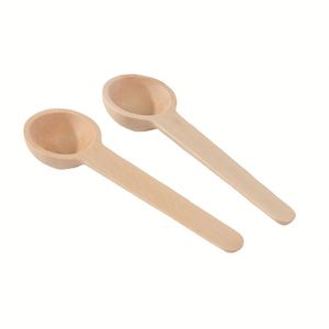 Cuillères en bois naturelles miniatures pour sel de bain, épices, condiments, miel, confiture, sucre, café - Vente en gros directe usine - Product Image 3