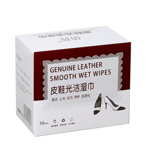 Toallitas Húmedas Suaves de Cuero Genuino, 30 Unidades, para Limpiar, Pulir y Nutrir Zapatos de Cuero, con 3 Años de Duración, Marca Privada con Licencia - Product Image 5