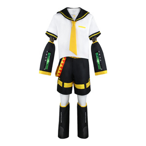 Disfraz de Cosplay de Anime Fale Animation, Traje de Marinero JK de los Gemelos Espejo, Unisex para Adultos, Manga Corta con Pantalones Cortos, Disfraz de Escenario, Verano 2024 - Product Image 1