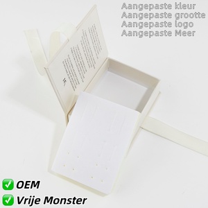 Caja de Regalo Magnética para Joyería con Logotipo Personalizado, Caja de Cartón Reciclable para Collares - Product Image 2