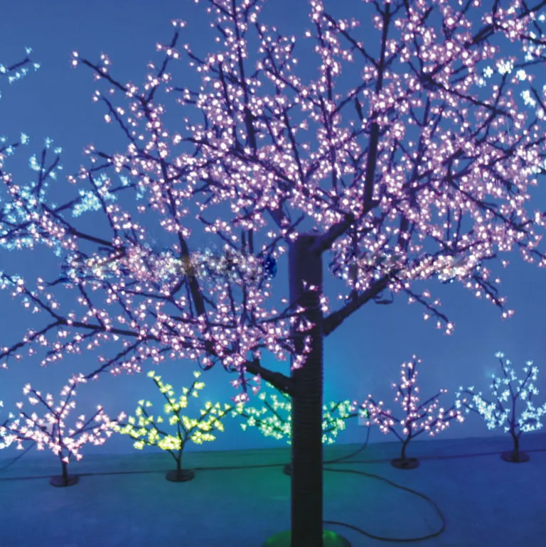 Luzes de árvore de flores de cerejeira de led