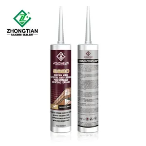 ZHONGTIAN आयातित तापमान प्रतिरोध तटस्थ गोंद पर्दे की दीवार के लिए जीपी तेजी से इलाज सिलिकॉन सीलेंट पर्दे की दीवार