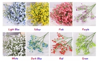 Künstliche Schleierkraut-Blumen für Heim- und Partydekoration, Hochwertige Plastik-Gypsophila-Blumenzweige zu Günstigen Preisen für Hochzeiten