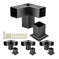 Kit de supports de pergola 4x4 modernes pour projets de bricolage en bois