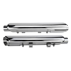 Silencieux et tuyaux d'échappement pour moto noirs/chromés, directement de l'usine, pour Harley Sportster XL 48 72 883 <span class=keywords><strong>1200</strong></span> Iron <span class=keywords><strong>Superlow</strong></span> 2014-2022 - Product Image 1