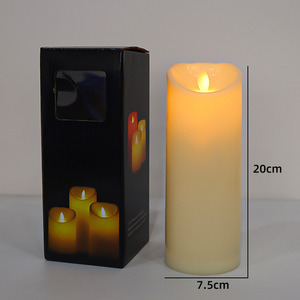 Nouvelle <span class=keywords><strong>bougie</strong></span> électronique <span class=keywords><strong>LED</strong></span> <span class=keywords><strong>bougie</strong></span> en forme de pilier en plastique étincelant <span class=keywords><strong>bougie</strong></span> de décoration de célébration de festival - Product Image 6