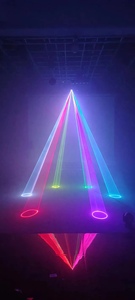 Laser de scène RGB 10W, application APP, ILDA, son, contrôle DMX512, laser projecteur RGB 3D avec motifs de texte, logo, animation pour spectacle en direct, événement - Product Image 5
