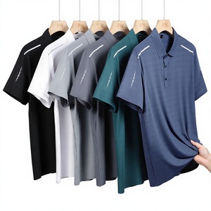 เสื้อเชิ้ตผู้ชายแขนสั้นผ้าถักโพลีเอสเตอร์ 100% สวมใส่สบาย ติดกระดุม ระบายอากาศได้ดี รับสกรีนโลโก้ด้านหน้า พิมพ์ลายดิจิตอล รับผลิตแบบ OEM ขายส่ง - Product Image 1