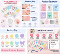 Patchs Hydrocolloïdes Anti-Acné Authentiques en Forme d'Étoile Colorés, Dissimulant et Absorbant le Pus (Étui Miroir Inclus)
