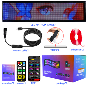 แอปควบคุมออกแบบฟรี DIY ป้ายดิจิตอลสำหรับร้านค้า แผงเมทริกซ์ LED แบบยืดหยุ่น IP65 สำหรับใช้งานกลางแจ้ง จอ LED สำหรับโฆษณา - Product Image 4