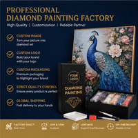 Kit de peinture diamant personnalisé Dark Girl avec image, logo et emballage sur mesure, MOQ 1, Dropshipping, Forets ronds/carrés de qualité supérieure
