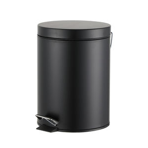 חדר אמבטיה שחור נירוסטה dustbin ו טואלט אשפה יכול להגדיר - Product Image 5