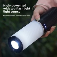 Nouvelle guirlande lumineuse ciel étoilé pour camping et jardin, lanterne LED en cristal rechargeable par USB
