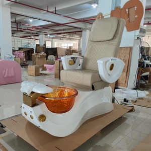 Chaises de spa pour pédicure et massage des pieds Kisen, vente chaude, personnalisées en usine, sans tuyauterie, sans plomberie, luxe, blanc, noir, gris, rouge, rose - Product Image 2