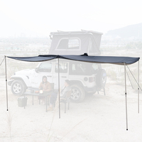 Auvent de véhicule 270 degrés, accessoires de tente de toit, rétractable, 4x4, résistant aux intempéries, UV50+, Oxford, quatre saisons, pour la plage