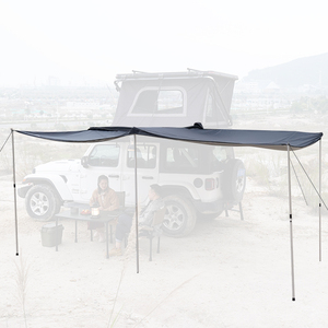 Auvent de véhicule 270 degrés, accessoires de tente de toit, rétractable, <span class=keywords><strong>4x4</strong></span>, résistant aux intempéries, UV50+, Oxford, quatre saisons, pour la plage - Product Image 2