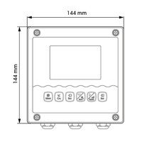 Transmetteur de PH/conductivité en ligne Multi-paramètre PH TDS EC Conductivity Meter Contrôleur de conductivité pour l'eau
