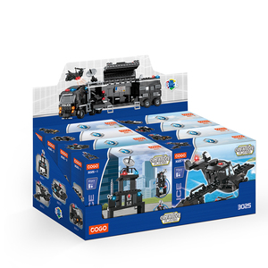 Bộ xếp hình biến hình COGO Kids 8 trong 1, xe tải cảnh sát thành phố <span class=keywords><strong>SWAT</strong></span> - Product Image 6