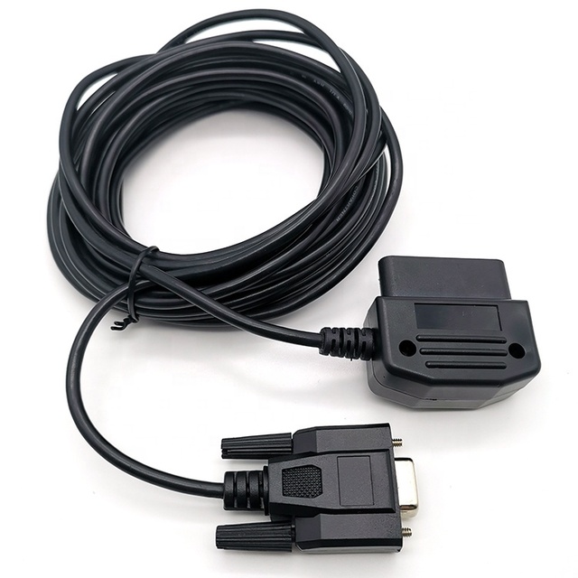 High Quality OBDII 16Pin Male to DB9 RS232 Female Car Diagnostic Extension Cable Truck Dashcam Cable Diagnostic Tools OBD2 Cable