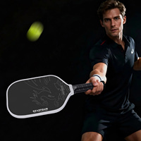 Raquette de pickleball Joysent OEM thermoformée en fibre de carbone T700, Air Throat, épaisseur 16 mm, unibody