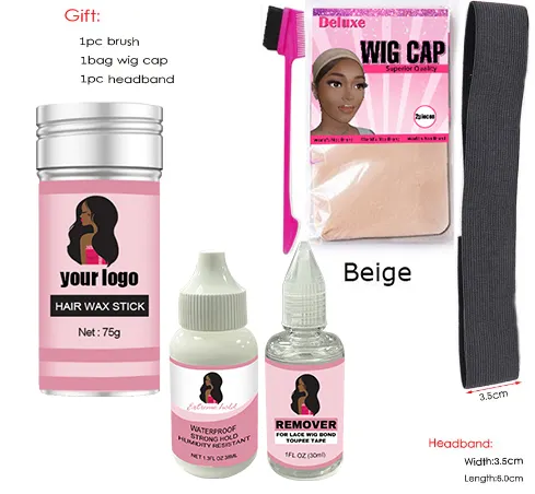 High Quality Hair Wax Slick Stick Edge Gel 3 In 1 Baby Hair Edges Inyou Pro Edge Control Brush with Gel for Baby Hair