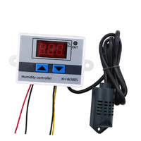 Contrôleur d'humidité numérique 12V 24V XH-W3005 V, hygromètre à contrôle de l'humidité, régulateur avec capteur d'humidité, 220
