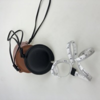 Nouveau ruban à mesurer rond 1.5 M Mini ruban à mesurer de poche en cuir avec Logo personnalisé