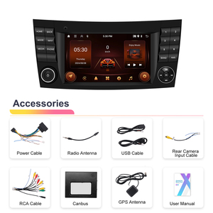 Autoradio Android Hikity 7 ''pour <span class=keywords><strong>Mercedes</strong></span>-benz Classe E W211 <span class=keywords><strong>E200</strong></span> CLS W219 2 + 64G Wireless Carplay/Android Auto GPS/WiFi OEM/ODM - Product Image 6