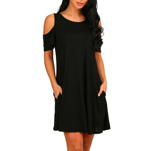 Vestido de Verano Casual para Mujer, Ecológico, Ajustado, de Lana, con Tirantes Finos y Escote con Volantes, de Una Pieza - Product Image 3