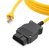 Nuevo cable Ethernet ENET ESYS ICOM OBD2, Cable de diagnóstico de problemas de coche, conector de programación automática para BMW F-Serie