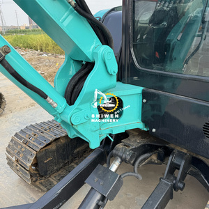Vente en gros usine de mini-excavatrices sur chenilles compactes d'occasion Kobelco SK55, peu d'heures de fonctionnement, modèles SK55 SK60 SK75 SK200 SK350 SK390 - Product Image 6