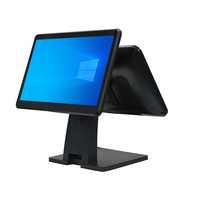 Système POS Machine de point de vente à double écran de 15.6 pouces