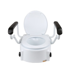 Rehausseur de siège de toilette avec accoudoirs pour personnes âgées, handicapées, enceintes, équipement de sécurité pour la salle de bain - Product Image 3