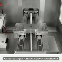 Dispositivo de Hilado de Nanofibras de Alta Tensión con Múltiples Agujas para Investigación de Membranas Poliméricas en Laboratorio, con Control Climático