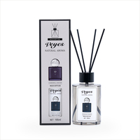 Diffuseur de parfum floral sans flamme, diffuseur d'arômes aux fruits avec bâtonnets, huile essentielle pour chambre et salon