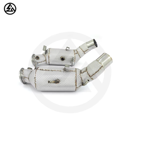 CSZ pour <span class=keywords><strong>Alfa</strong></span> <span class=keywords><strong>Romeo</strong></span> <span class=keywords><strong>Giulia</strong></span> Quadrifoglio 2.9TT <span class=keywords><strong>2023</strong></span>-Échappement haut débit Sport Cat OPF Downpipe - Product Image 2