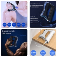 Masseur électrique pour fascias, grattoir musculaire, couteau de massage vibrant pour la relaxation musculaire et le lifting corporel