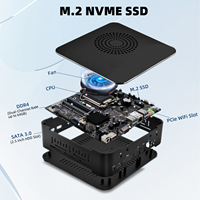 HYSTOU SSD 500GB Gaming Cabinet I7-11700 64GB DDR4 Octa Core All-in-One Layar Sentuh Panel Win10/11 2GB Garansi 3 Tahun