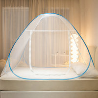 Moustiquaire pliable sans agent fluorescent du fabricant chinois, protection intégrale contre les moustiques pour lit