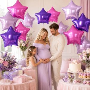 Wholesale 18-Inch Five-Pointed Aluminum Foil <b>Balloon</b> for Birthday Mother's Day Chinese New Year Christmas Party - Product Image 3