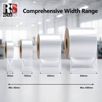 Sacs en rouleau pré-ouverts intelligents en LDPE recyclables compatibles avec le codage jet d'encre pour machines d'emballage automatisées de distribution intelligente AUTO BAG